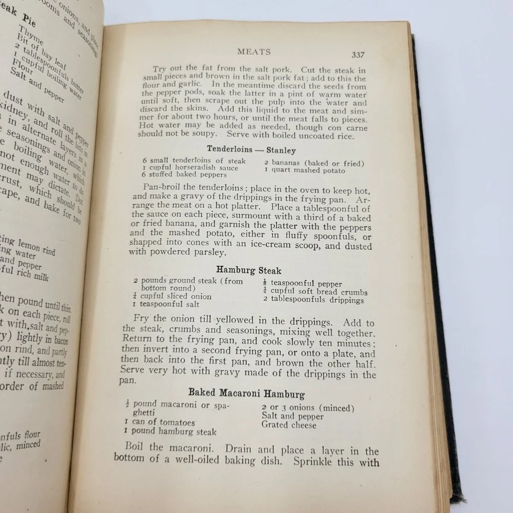 Mrs. Allens Cook Book By Ida C. Bailey Allen 1917 Hardcover Vintage